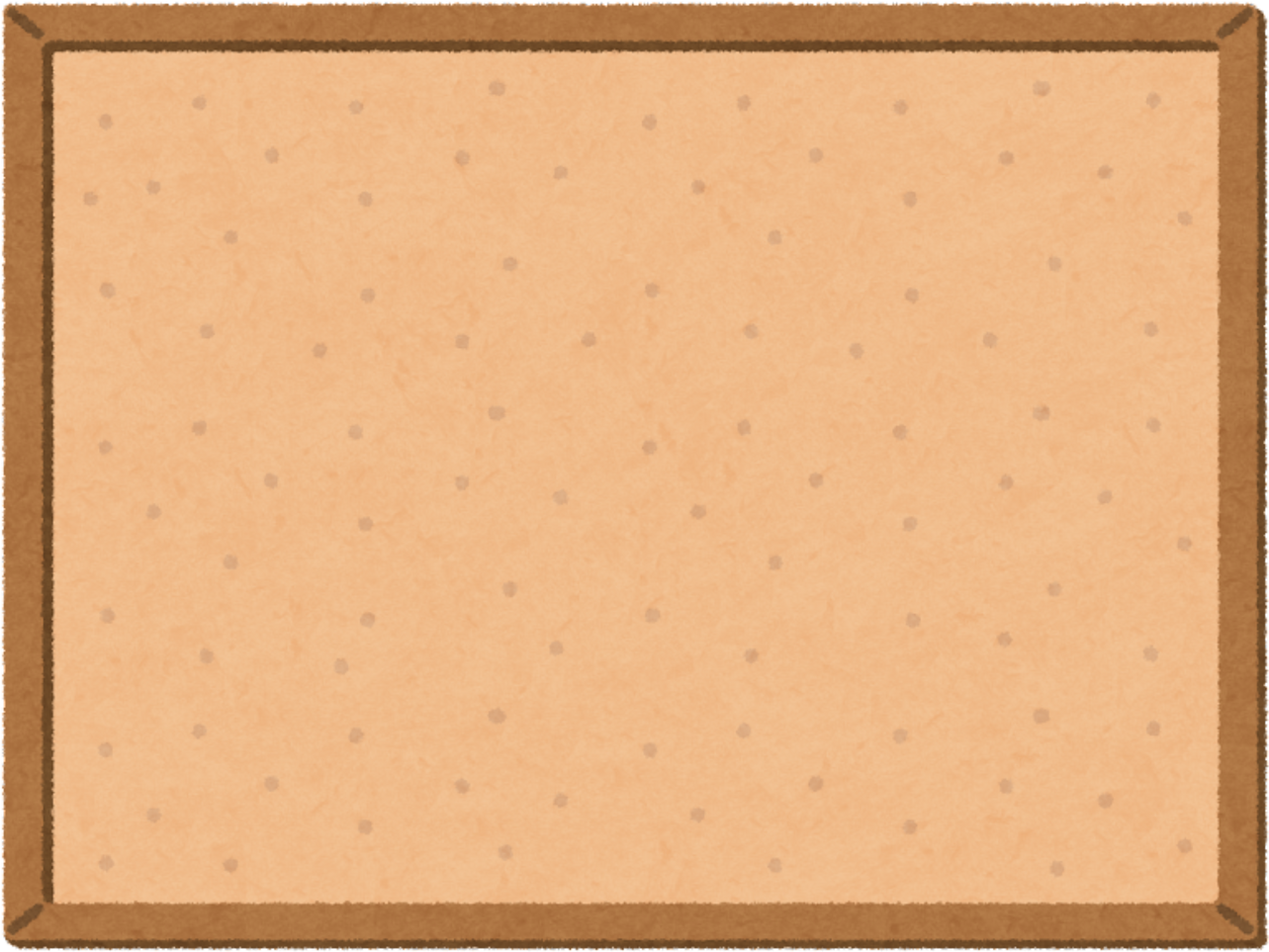 Simple Corkboard Illustration